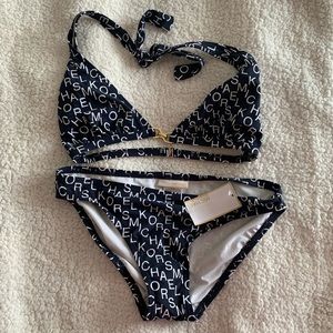 Navy Blue Michael Kors Bikini Set